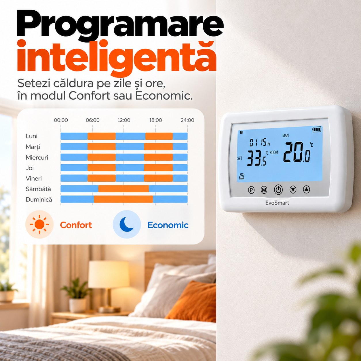 EvoSmart WT-08 – Programare inteligentă