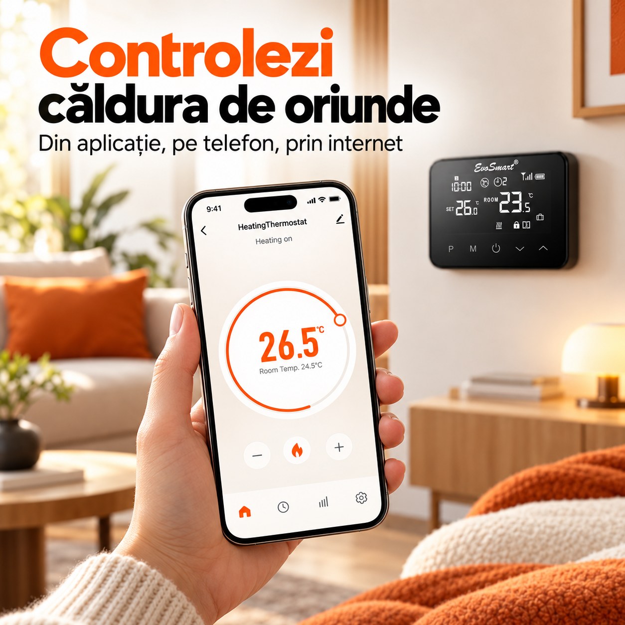 EvoSmart WT-20 – Controlezi căldura de oriunde